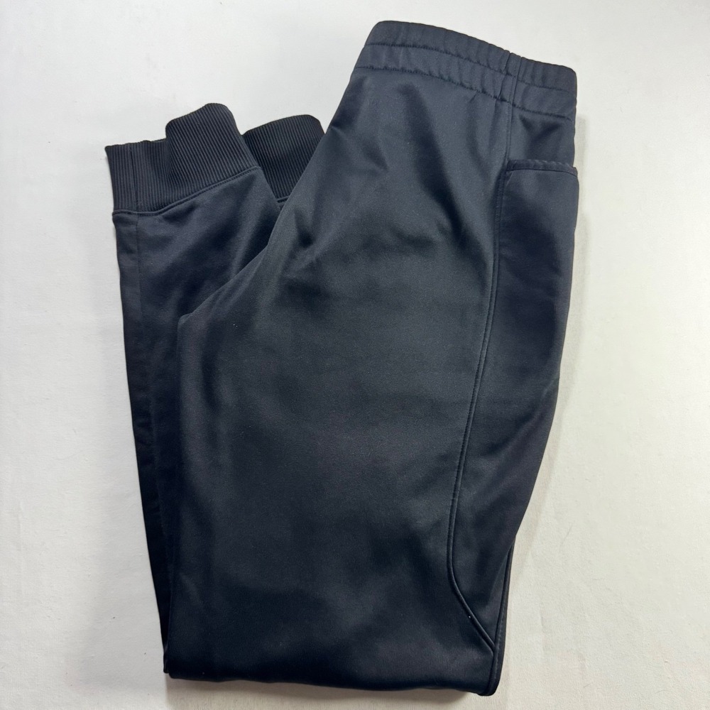 under armour joggers boys size xl black coldgear loose fit athletic sweatpants